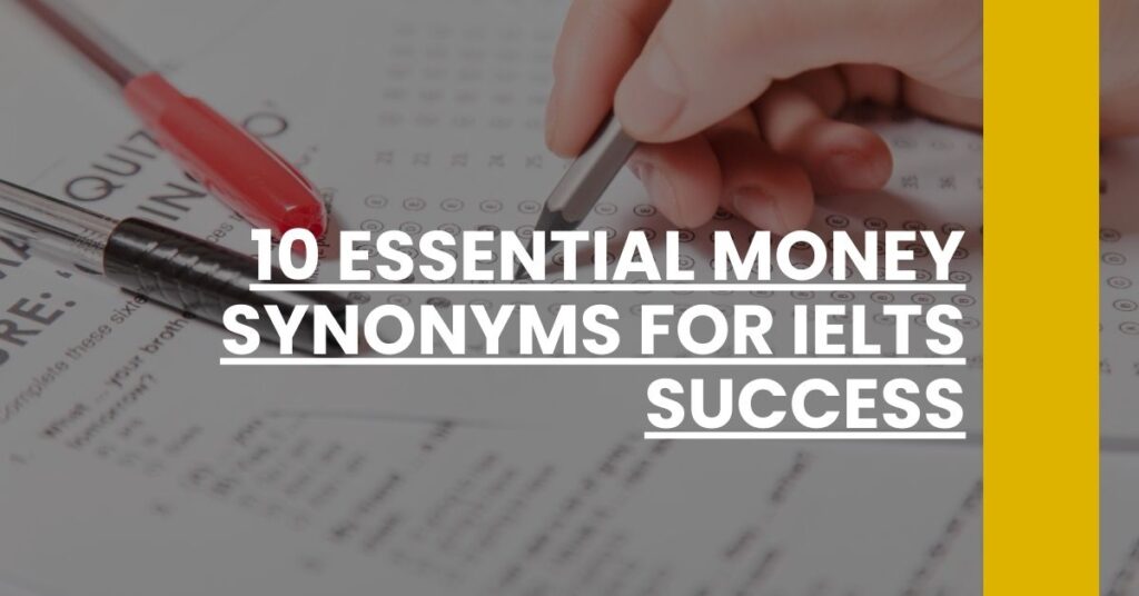 10 Essential Money Synonyms for IELTS Success Feature Image