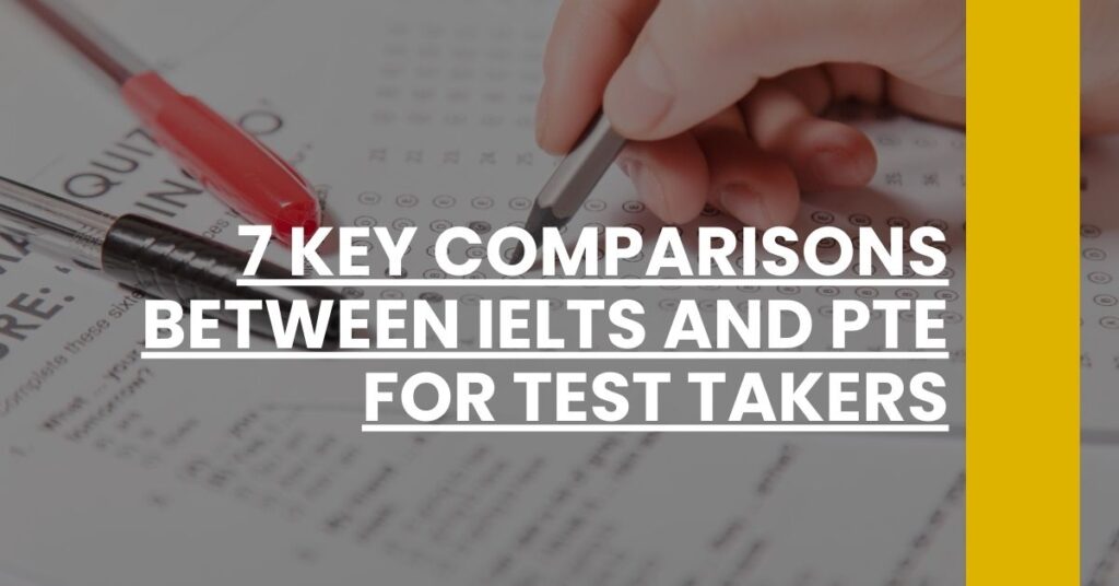 7 Key Comparisons Between IELTS and PTE for Test Takers Feature Image