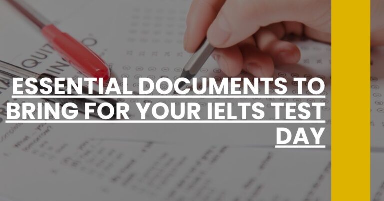 Essential Documents to Bring for Your IELTS Test Day Feature Image