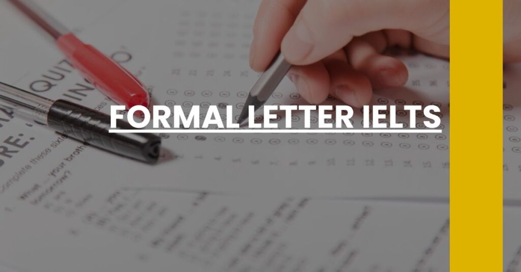 Formal Letter IELTS Feature Image